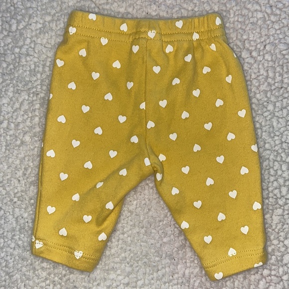 Carters Child Of Mine Yellow Leggings (Preemie) - Picture 5 of 5